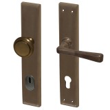 Schutzbeschlag Modell "Hartberg",  Messing antik patiniert